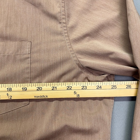 Alex Vando Bamboo Blend Easy‎ Care Dress Shirt Wrinkle-Free Long Sleeve XL - Picture 3 of 8